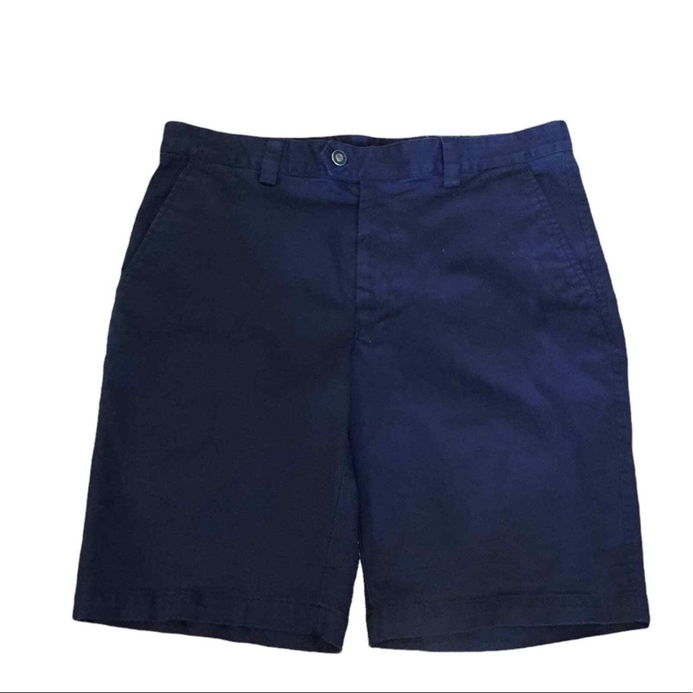 Tasso Elba Men's Twill Stretch Short Classic Fit Navy Dark Blue Sz. 36 REG NWT